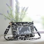 【再販】長財布も入るスマホポシェット/木の実 ブラック