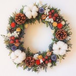[受注制作]木の実たくさんのクリスマスリース