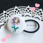 お花ヘアゴム