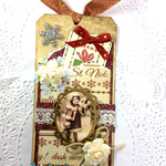 クリスマス コラージュタグ