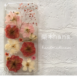 押し花iPhone5/5s/5SE ケース ドライフラワー スマホケース 押し花ケース