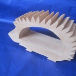 木製　ハリネズミ 飾り棚