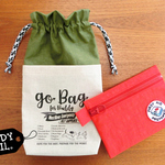 Go Bag 2018／ペットの持ち出し袋を作るセット