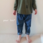 【受注制作】シンプルサルエルパンツ ~2015春夏ver.~ (110/120size)※白/ネイビー/カーキのみ販売可能