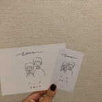 c_h_r_k様専用ページ 似顔絵 にがおえ iPhoneケース