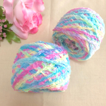 SOLD OUT 手染め糸 素材「ふりるヤーン ネオン」15g
