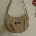 マチ付きふっくらあったかショルダー　ウールベージュ