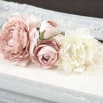 エクリュピンクのヘッドドレス
