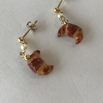 【再販☆】小粒なクロワッサンピアス♡