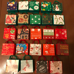 ❤️クリスマスミニ紙袋 アドベントカレンダー