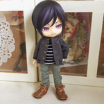 オビツ11サイズ服＊ブルゾン×タンクトップ×デニム3点セット①
