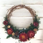 クリスマス〜ドライフラワーのクリスマスリース 〜