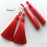 アイスシルクタッセル レッド 2本set   