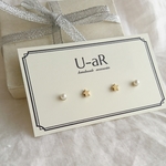 冬の小さな贈り物*＊4個ピアスセット