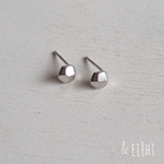 【再販】- Silver - Pyrite Oreピアス 