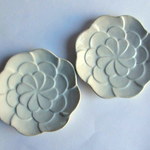 よしざわ窯＊小さな白いお花のお皿