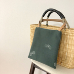 tiny bag　*⚮*　choucho グリーン色 dop生地　*⚮*
