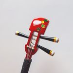 かんざし 「三味線」朱色５２（秋色）