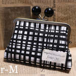 小さい親子がま口 スリムタイプ ランダムチェック