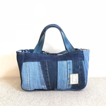 sowelu2015様専用 舟型tote bag(デニムパッチ)m264