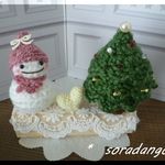 mini雪だるまちゃんとツリー🌳