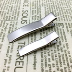 (ot-1_48mm)ヘアクリップ 48mm 50個セット クリップピン シルバー ハンドメイド 手芸 パーツ 