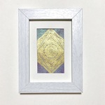 「惑星の魂のかけら」緑紫色
