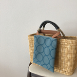 tiny bag　*⚮*タンバリン ブルー色 dop生地使用　*⚮*