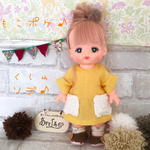 もこもこポケットのワンピース♪メルちゃん メルちゃん服 ソランちゃん ソランちゃん服