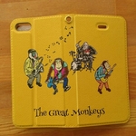 The Great Monkeys     帯なし 手帳型 iPhoneケース スマホケース Xperia  ベルトなし