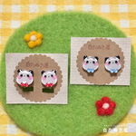 おめかしパンダさんのピアス/イヤリング