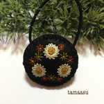 お花の刺繍ヘアゴム✴︎19