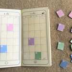 付箋シール（ スマホ風のスケジュール手帳用・ねこ）
