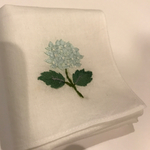 あじさい ハンカチ刺繍