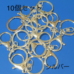 10個セット バックチャーム シルバー