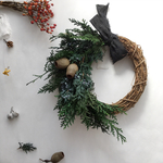 winter green wreath*07