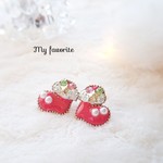 ピアス&イヤリング☆クリスマス☆サンタブーツ