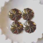 再販無し◆ デッドストック  25mm カボション  ゴールド