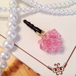 ♡限定１個♡　ピンクのハート♥　イヤホンジャック