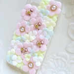 お花のスマホケース♡iPhoneケース可憐（ピンク）