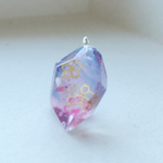 レジン 夜桜  ネックレス 