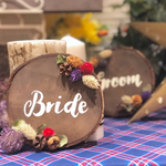 2点set｟木製のGroom & Bride｠