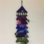和モダンクリスマスタペストリー
