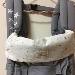 エルゴ用首まわりパッド・リバーシブル universeW×ブラック
