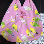 かわいい💖あずま袋  手ぬぐいアレンジバック