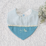 刺繍入りバンダナ風スタイ（星）