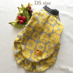 最終値下げ✨‼️犬服！小型犬DSサイズ(胴長め)北欧フラワー フリフリワンピース 2,300円→1,500円