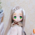 オビツ11-01ヘッド白肌 銀髪ちゃん