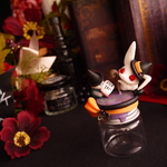 わくわくウサギのハロウィンクッキング小物入れ♪