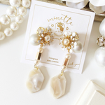 Flower bijou♡marble white